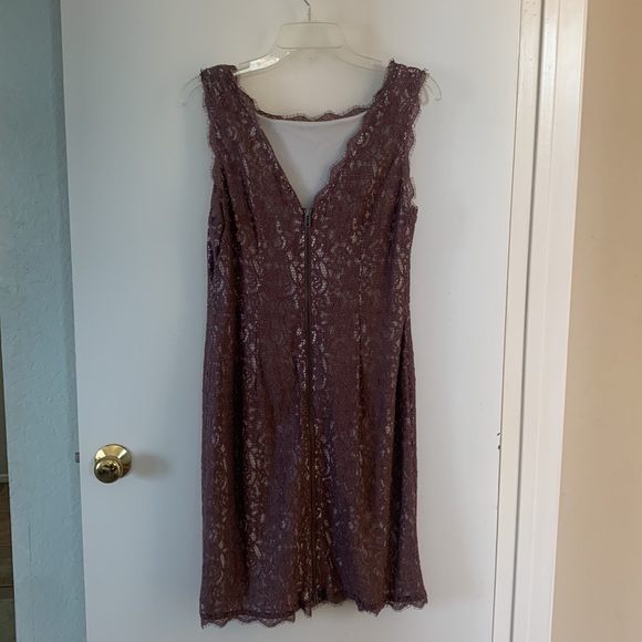 Adrianna Papell lace mini cocktail dress - Picture 3 of 6